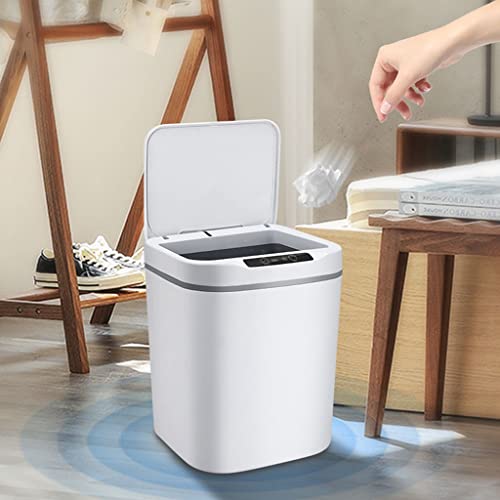 MXIAOXIA Dokunmatik Ücretsiz çöp kutuları Akıllı Kızılötesi Hareket Sensörü çöp kutusu Mutfak Banyo Çöp Araba saklama kutusu