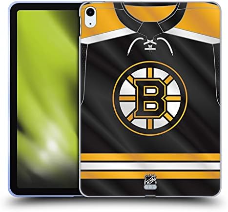 Kafa Çantası Tasarımları Resmi Lisanslı NHL Jersey Boston Bruins Yumuşak Jel Kılıf Apple iPad Air 2020/2022 ile Uyumlu