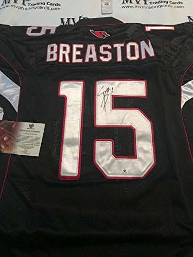Otantik Steve Breaston İmzası Arizona Cardinals Alternatif Siyah Forma