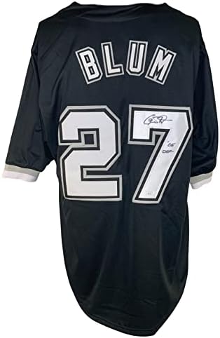 Geoff Blum imzalı imzalı yazılı forma MAJOR League BASEBALL Chicago White Sox JSA COA