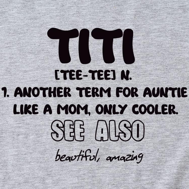 Kadın T-shirtü Titi Komik Mektup Baskı Kısa Kollu Ekip Boyun Grafik Üstleri T Shirt Rahat Teyze Teyze Tees Gömlek Bluz