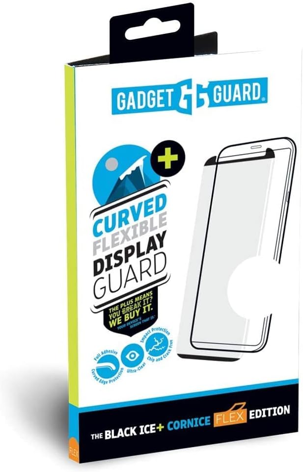 Gadget Guard siyah buz artı korniş Flex Ekran koruyucu Samsung Galaxy Not için 10 + artı-Temizle