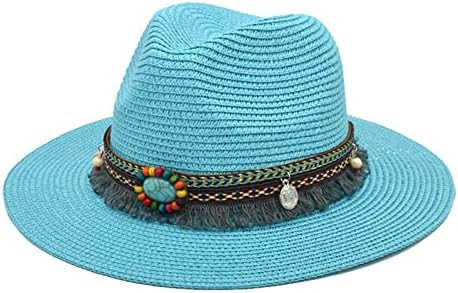 Güneş şapkası Bayan Yaz Güneş Koruyucu plaj şapkası Rahat Hasır güneş şapkası Geniş Ağızlı Roll Up Tatil Açık Uv Koruma Şapkaları Kapaklar