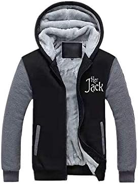 Yetişkinler Jack Sally Hoodie Noel Kazak Zip Ceket Kış Kalınlaşmak Casual Tops Ceket Giyim